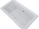 Center Drain Drop In Bathtub Universal Tubs Sapphire Diamond Series 6 Ft Center Drain