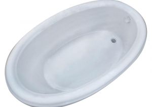 Center Drain Drop In Bathtub Universal Tubs topaz 6 5 Ft Acrylic Center Drain Oval