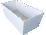 Center Drain Skirted Bathtub Fjord 5 6 Ft Acrylic Center Drain Freestanding Bathtub In