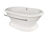 Center Drain Skirted Bathtub Hydro Systems Augusta 5 8 Ft Center Drain Freestanding