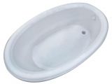 Center Drain Whirlpool Bathtubs Universal Tubs topaz 6 5 Ft Acrylic Center Drain Oval