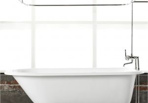 Ceramic Bathtubs for Sale 5 1 2 Clawfoot Tub with White Exterior