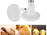 Ceramic Heat Lamp for Chickens 2018 150w E27 220v 230v Holder White Ceramic Heat Lamp Bulb Reptile