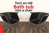 Chair for A Bathtub Turn An Old Bath Tub Into A Chair