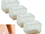 Chair Leg Caps for Square Legs Square Table Leg Floor Protectors 8 16x Furniture Table Chair Leg