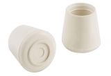 Chair Legs Home Depot Shepherd 1 1 2 In Off White Rubber Leg Tips 2 Per Pack 89225