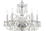 Chandelier Glass Beads Crystorama Traditional Crystal 22 Inch Wide 5 Light Chandelier