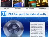 Changing A Pool Light Hotook Underwater Lights Rgb Ip68 Submersible Led Pool Light 3w