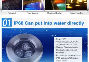 Changing A Pool Light Hotook Underwater Lights Rgb Ip68 Submersible Led Pool Light 3w