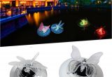 Changing A Pool Light solar Power Swimming Pool Pond Color Changing Water Floating Lamp