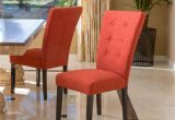 Charlie Modern Wingback Dining Chair Darrel Fabric orange Dining Chair Set Of 2 Dining Chairs and