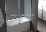 Cheap 54 Inch Bathtub the Best Custom Frameless Sliding Tub Door Fits 56 58 5