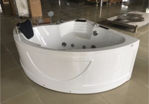 Cheap Bathtubs with Jets China Corner Sector Acrylic Fiberglass Hot Tub Jetted