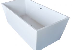 Cheap Center Drain Bathtubs Fjord 5 6 Ft Acrylic Center Drain Freestanding Bathtub In