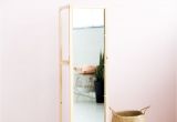 Cheap Floor Standing Picture Frames Diy Wooden Floor Standing Mirror with Useful Shelf Pinterest