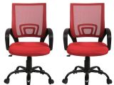 Cheap Office Chairs Under 50 Amazon Com Sets Of 2 Ergonomic Mesh Computer Office Desk Task Chair