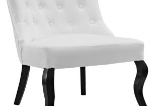 Cheap White Accent Chair Royal Modern button Tufted Vinyl Accent Chair W Curved