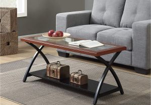 Cherry Side Tables for Living Room Amazon Convenience Concepts Lakeshore Coffee Table Cherry