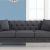 Chesterfield sofa Gray Stratford Classic Grey Fabric Chesterfield sofa In Dark Grey 399