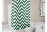 Chevron Bathroom Sets with Shower Curtain and Rugs Hunter Green and White Chevron Shower Curtain Home Decor and