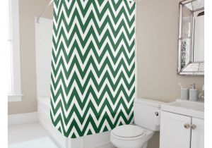 Chevron Bathroom Sets with Shower Curtain and Rugs Hunter Green and White Chevron Shower Curtain Home Decor and