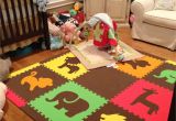 Children S Floor Mats Amazon Com softtiles Safari Animals Interlocking Foam Kids Play