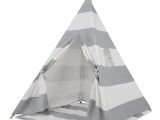 Children S Floor Mats Australia Kids Square Cotton Canvas Teepee Tent Grey Stripe