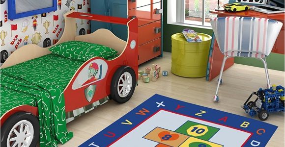 Children S Floor Mats Rugs Adgo Kids Collection Anti Bacterial Rubber Backed Non Slip Navy Blue