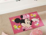 Children S Floor Mats Rugs Design Inspird by Famous Cartoon Character Minni This Kids Rug is