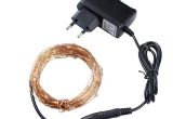 Christmas Light Adapter wholesale Christmas Lights 10m 100 Led Copper Wire Led String Light