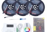Christmas Light Controller Kit Ws2812b Waterproof Flexible Led Pixels Strip with Power and Music