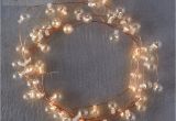 Christmas Light Spools Battery Powered Glass Bubble String Lights Gerlyanda Decorative Led
