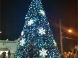 Christmas Lights that Play Music Mount Doras Tree Located In the Heart Of the New Pedestrian Plaza