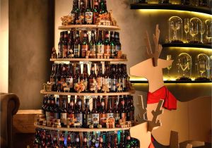 Christmas Tree Wine Rack Cordis Hong Kong S Sustainable Christmas Tree Was Created by