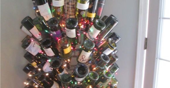 Christmas Tree Wine Rack Uk Stunning Wine Bottle Christmas Tree Christmas Ideas Pinterest