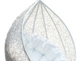 Circle Chairs that Hang From the Ceiling Hanging Chair Rattan Egg White Half Teardrop Wicker Hanging Chair