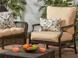 Clara Indoor Outdoor Wicker sofa Cushion Set Made with Sunbrella Fabric Shop Greendale Deep Seat Outdoor Back and Seat Cushion Set 25 W X