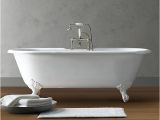 Claw Foot Bath 1500 Vintage Imperial Clawfoot soaking Tub with White Feet