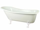 Claw Foot Bath Acrylic 69" White Slipper Acrylic Claw Foot Bath Tub with