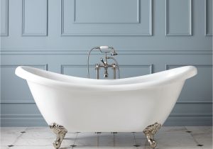Claw Foot Bath Bolts 69" Candace Acrylic Clawfoot Tub Imperial Feet Bathroom
