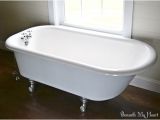 Claw Foot Bath Old How to Refinish An Antique Claw Foot Tub Check Out My New