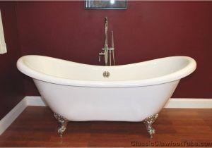 Claw Foot Bath Queensland 69" Acrylic Double Ended Slipper Clawfoot Tub