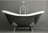 Claw Foot Bath Queensland the Stratford 61" Cast Iron Double Slipper Clawfoot Tub