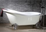 Claw Foot Bath Resurfacing 61" Cast Iron Slipper Clawfoot Tub W Imperial Feet