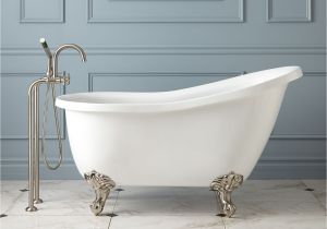 Claw Foot Bath Used Ultra Acrylic Slipper Clawfoot Tub Bathroom
