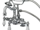 Claw Foot Bathtub Fixtures Kingston Brass Cc1016t1 Vintage Polished Chrome Two Handle