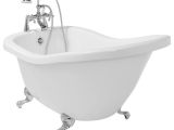 Claw Foot Bathtub Lowes Shop American Bath Factory 59 In X 31 In Chelsea White