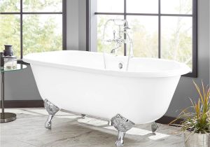 Claw Foot Tub In Bathroom Sanford Cast Iron Clawfoot Tub Imperial Feet Bathtubs