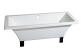 Clawfoot Bathtub Benefits Aqua Eden Double Slipper 6 Ft Cast Iron Clawfoot Bathtub
