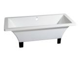 Clawfoot Bathtub Benefits Aqua Eden Double Slipper 6 Ft Cast Iron Clawfoot Bathtub